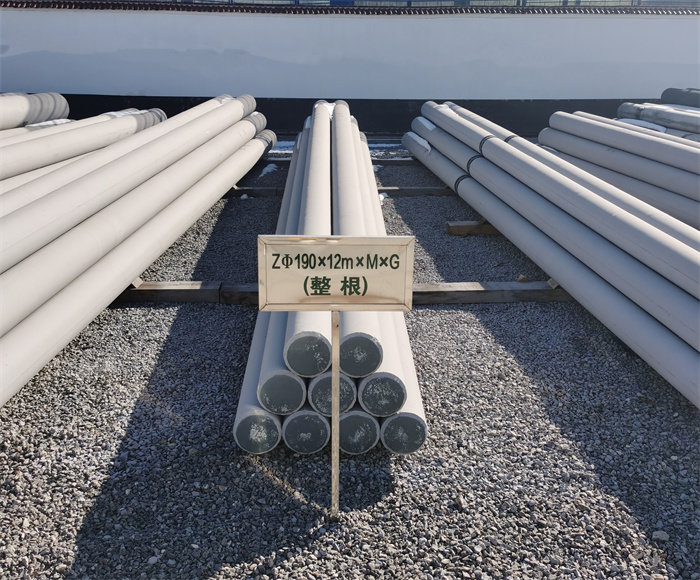 安宁190×12米钢筋混凝土水泥电线杆